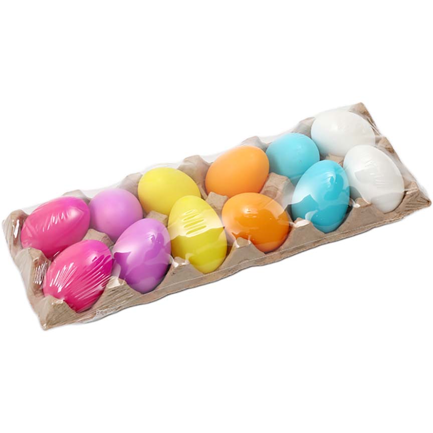 CRAFT EGG CARTON COLORED ART SET 12PC 2.36in(6cm)