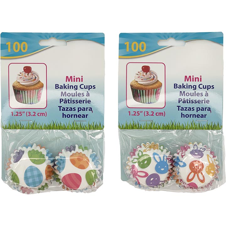 PARTY BAKING CUPS MINI 100PC 1.25in (3.18cm)