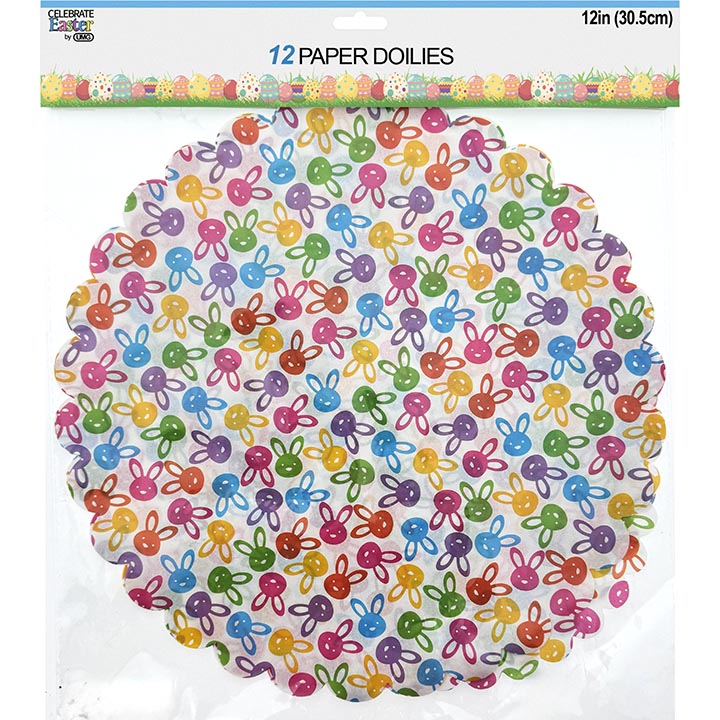 PARTY DOILIES PAPER 12PC 12in(30.5cm)