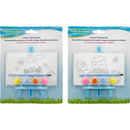 CRAFT PAINTING WITH CANVAS SET 2ASSORTED 6.25x5.875in (15.88x14.92cm)