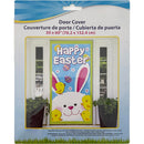 HOME DÉCOR DOOR COVER "HAPPY EASTER" BUNNY 30x60in (76.2x152.4cm)