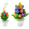 POT EGG DÉCOR FLOWER POT W/ 15 EGG (1IN) HEIGHT: 6.5in(17cm)