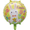 PARTY BALLOON  BUNNY WHITE 18x20in (45.72x50.8cm)