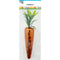 FOAM CARROTS DÉCOR MIRROR GLASS 1PC 8.66in (22cm)