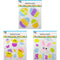 HOME DÉCOR WINDOW CLINGS GEL DÉCOR 3ASSORTED 8in(20cm)