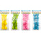 FOAM BUNNY DÉCOR 6PC 4COLORS ASSORTED 3.1x1.8in (7.87x4.57cm)