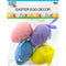FOAM EGG DÉCOR W/BOW 4PC 2x2.75in (5.08x6.99cm)