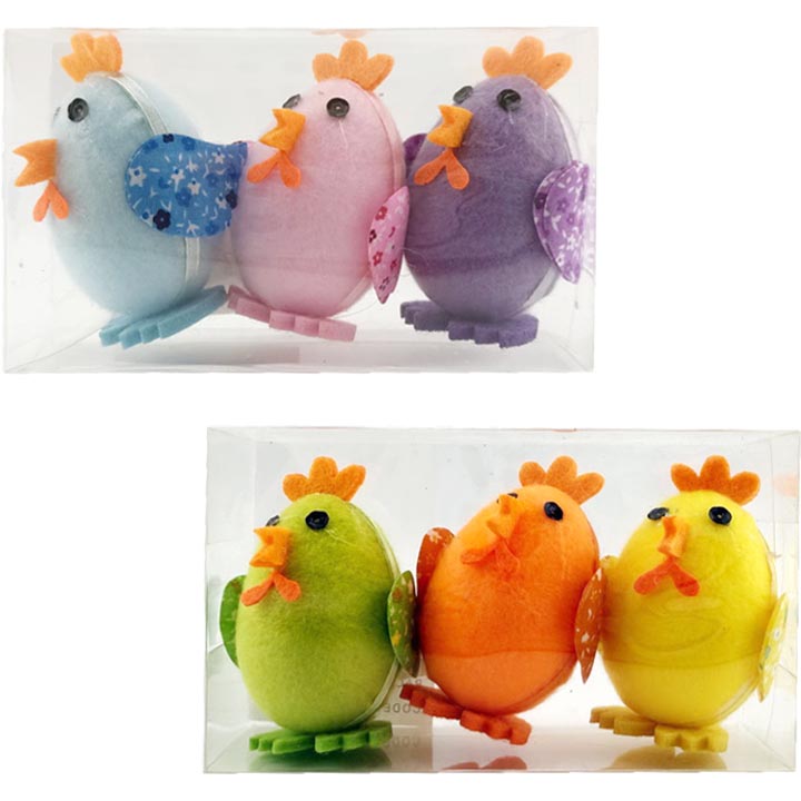 FOAM CHICK DÉCOR 3PC
2ASSORTED 2.95in (7.49cm)