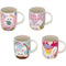 GIFT MUGS 4ASSORTED 3.54in (8.99cm)