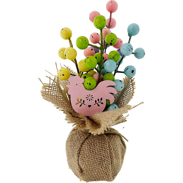 FLORAL DÉCOR BERRY TABLETOP 9in (22.86cm)