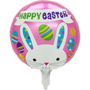PARTY BALLOON PINK W/ BUNNY 18x20in (45.72x50.8cm)