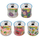 CRAFT RIBBON SATIN/BURLAP 24PC DISPLAY 2.5INx3YD
