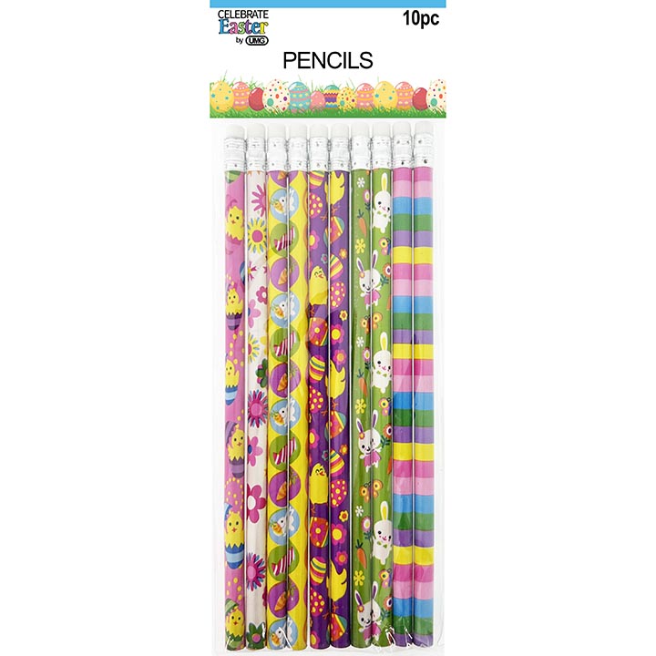 CRAFT PENCIL W/ ERASER 10PC 7.37in(18cm)