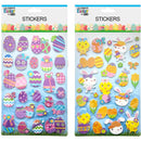 CRAFT STICKERS FOAM 2ASSORTED 1 SHEET 8x5in(20x12.7cm)