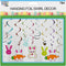 HOME DÉCOR HANGING SWIRL FOIL 12PC 10in(25cm)