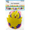 HOME DÉCOR FELT BANNER W/ EASTER CHARACTERS 12PC 6inx5ft (15cmx1.5m)