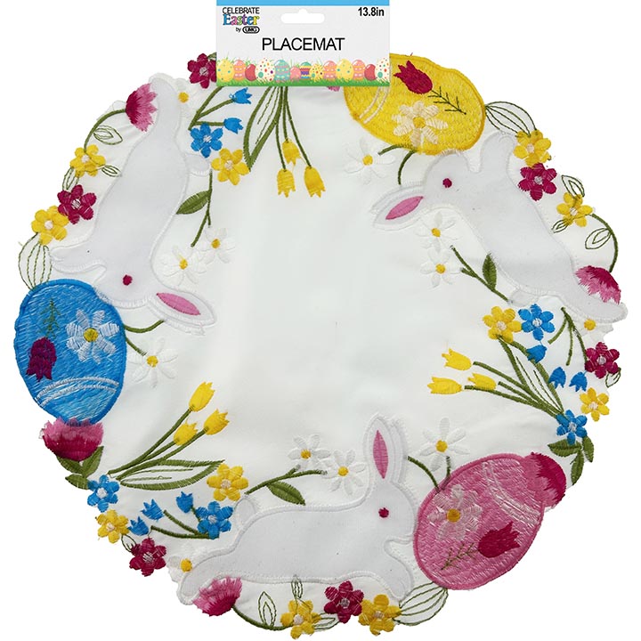 HOME DÉCOR PLACEMAT EMB 13.77in(35cm)