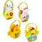 BAGS FELT BUNNY/CHICK 4ASSORTED
APPROX LENGTH: 6-7in (15-17cm)