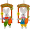 HOME DÉCOR HANGING BUNNY 15in (38cm)