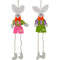 HOME DÉCOR HANGING BUNNY 2ASSORTED 25in (64cm)