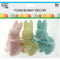 FOAM DECOR BUNNY 3PC 2x3.7INCH