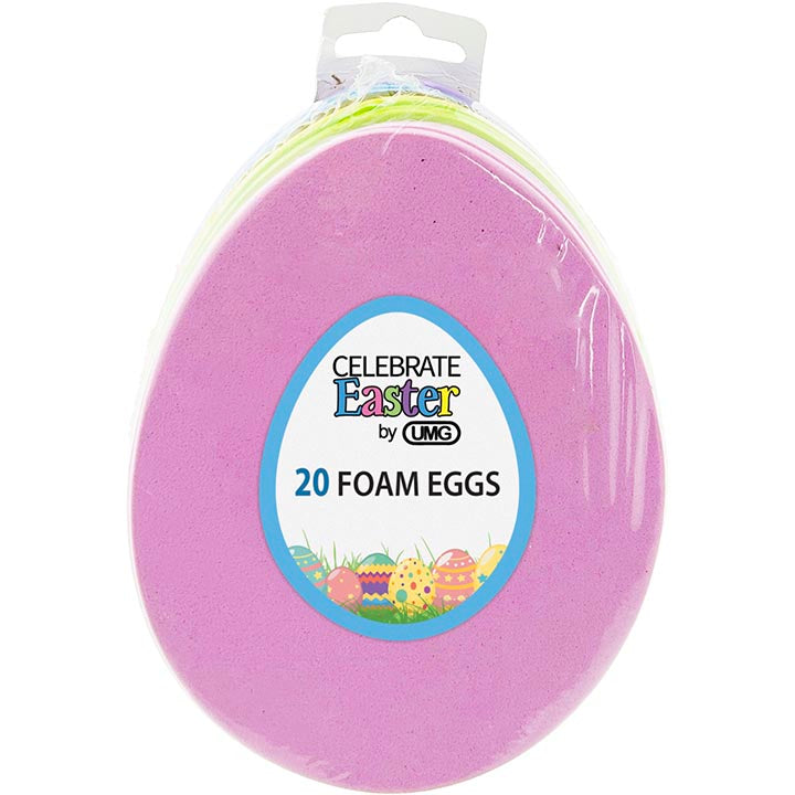 FOAM SHEETS EGGS 20PC 4.3x5.6IN