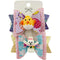 HAIR CLIPS W/ BOW 2PC 3x2IN