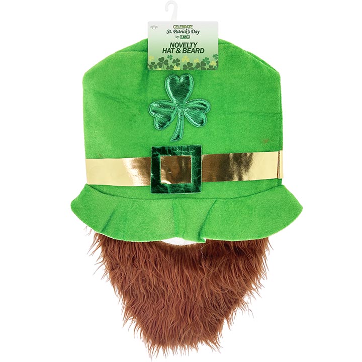 HAT W/ MOUSTACHE 12.6x7.87in (32x20cm)