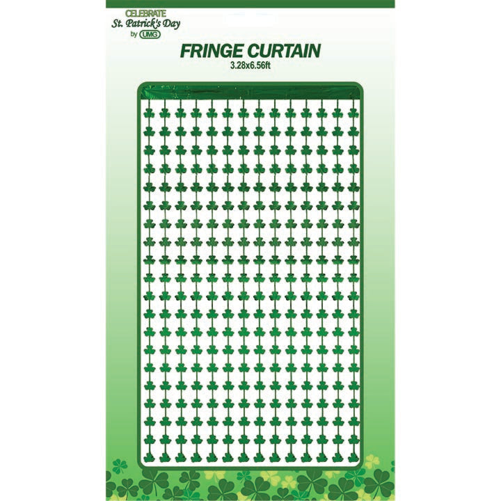 FRINGE CURTAIN SHAMROCK 40x80in (101.6x203.2cm)