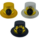 HAT GLITTER W/ BAND "BLK/SIL/GLD"