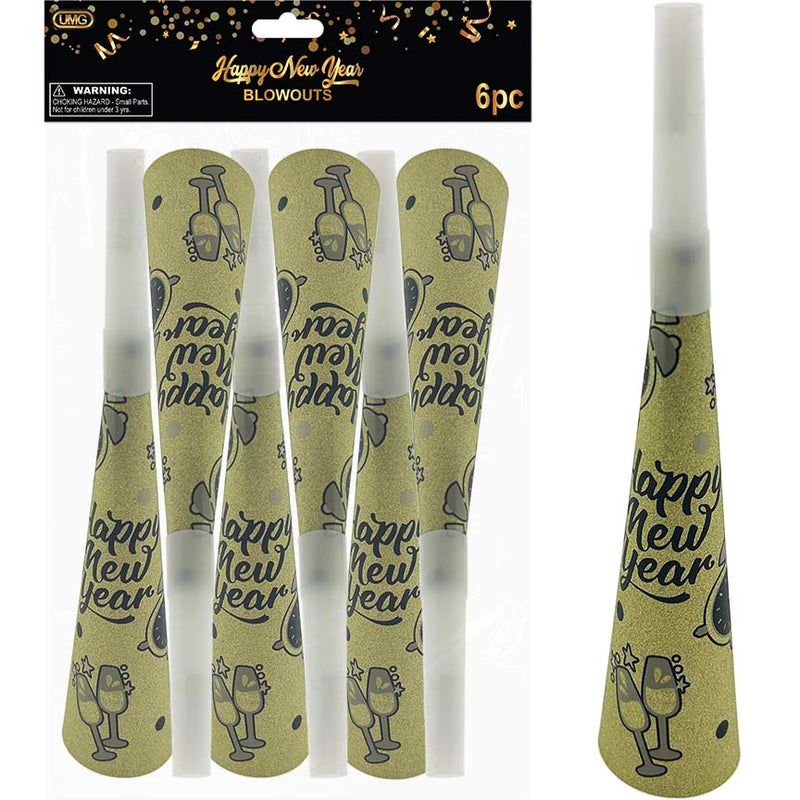 HORN XL 6PC LT GOLD GLTR