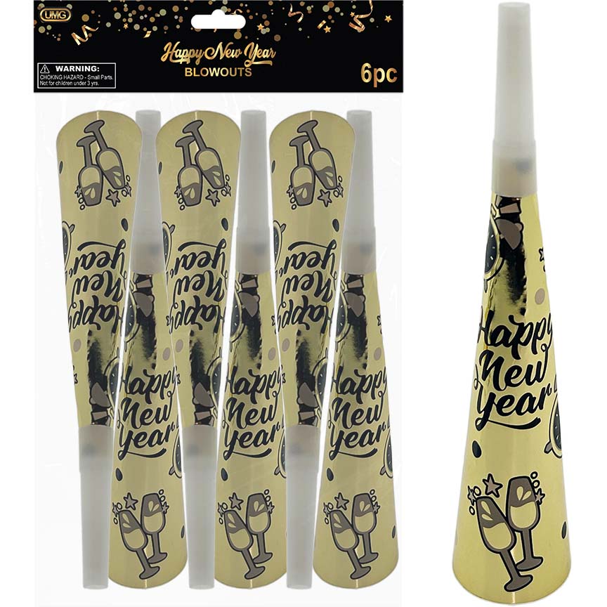 HORN XL 6PC LT GOLD SHINY