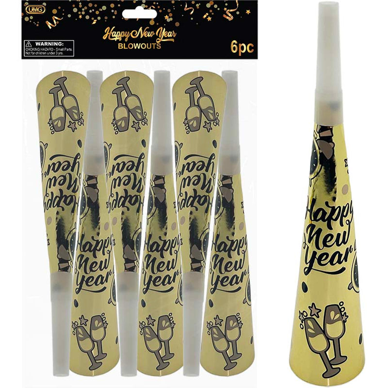 HORN XL 6PC LT GOLD SHINY