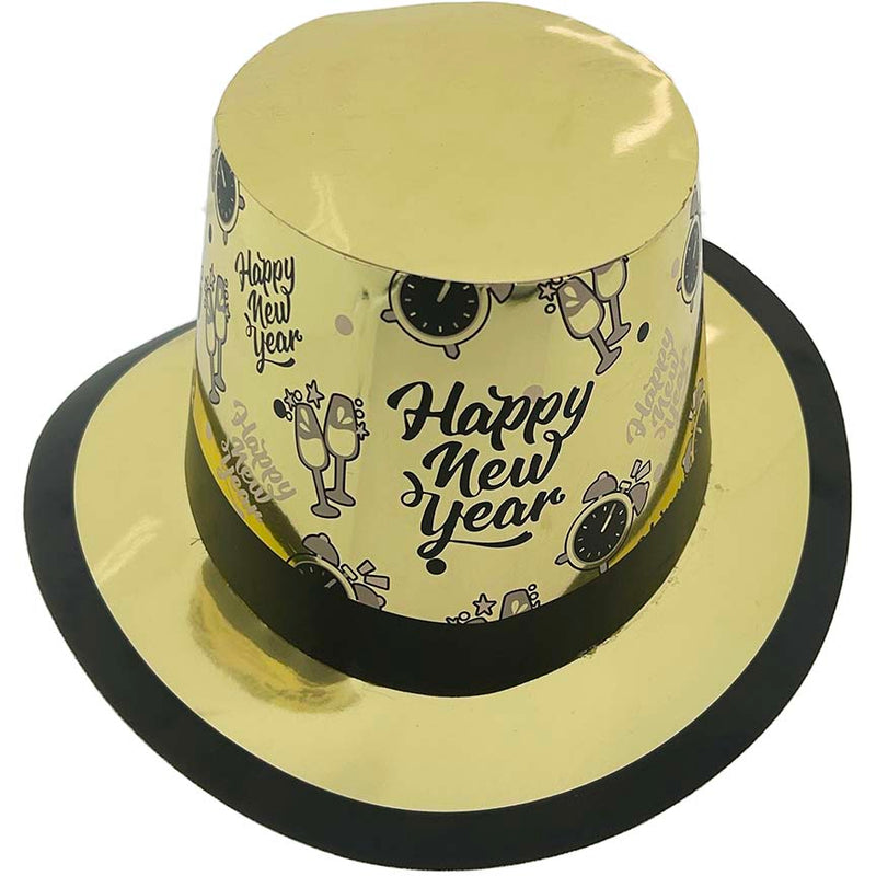 TOP HATS XL LT GOLD SHINY