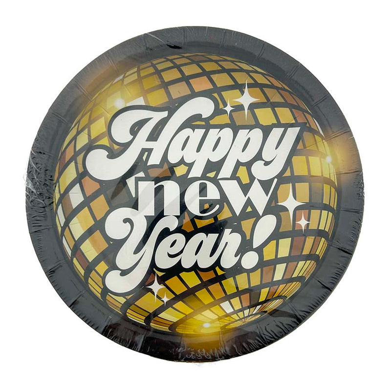 PAPER PLATES NEW YEAR ROUND 8PC 7IN