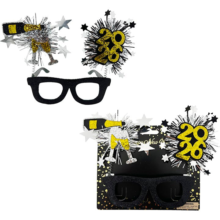GLASSES NEW YEAR 15x18CM