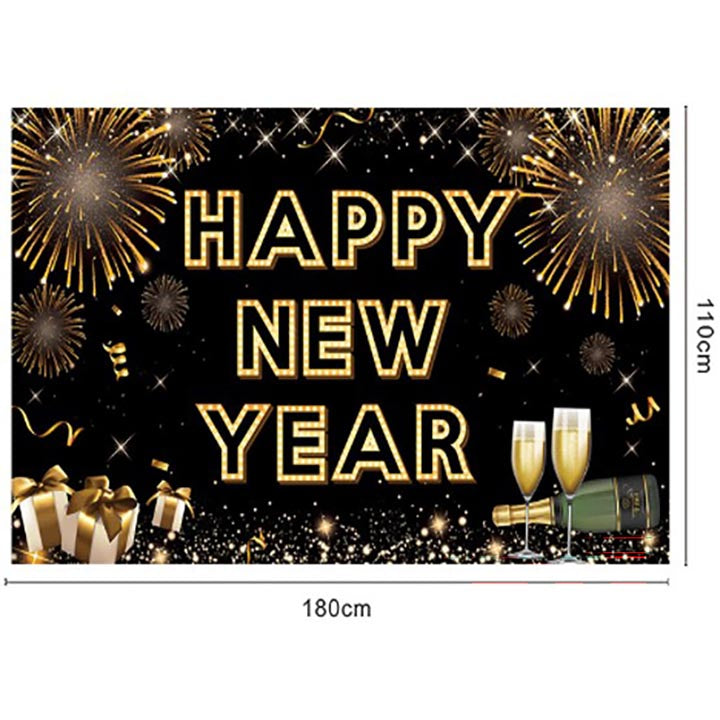 BACKDROP NEW YEAR CLASSIC 43.31x70.87in (110x180cm)