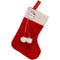 STOCKING PLUSH W/ POM-POMS