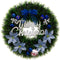 WREATH 48CM DECORATED DOS LG