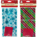 TREAT SACKS 2COL W/ 15 MET CLOSURE LABEL