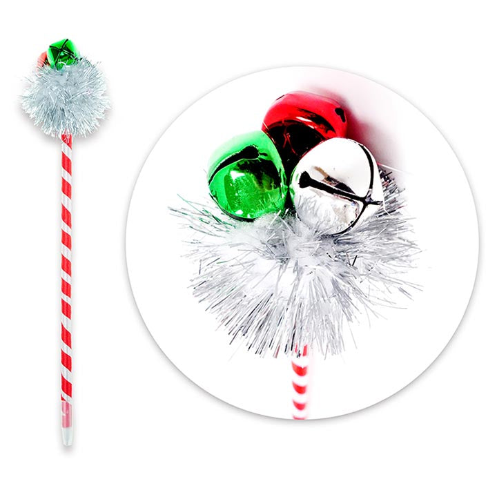 PEN JINGLE BELL 20CM - 12PC IN PVC TUBE