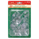 SUCTION HOOK 20PK 40MM