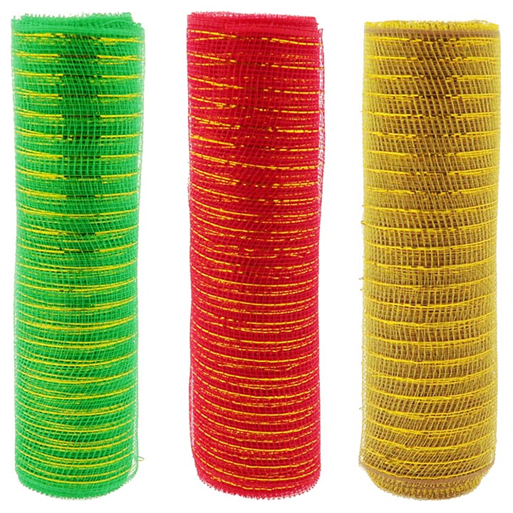 CHRISTMAS RIBBON MESH 5Y*26CM TRD
