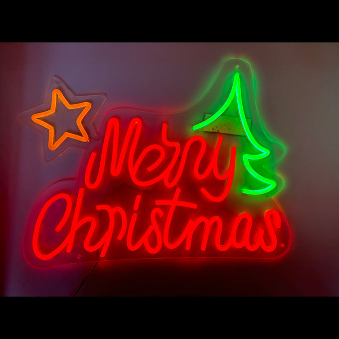 CHRISTMAS LIGHT MERRY XMAS 45*34.3CM