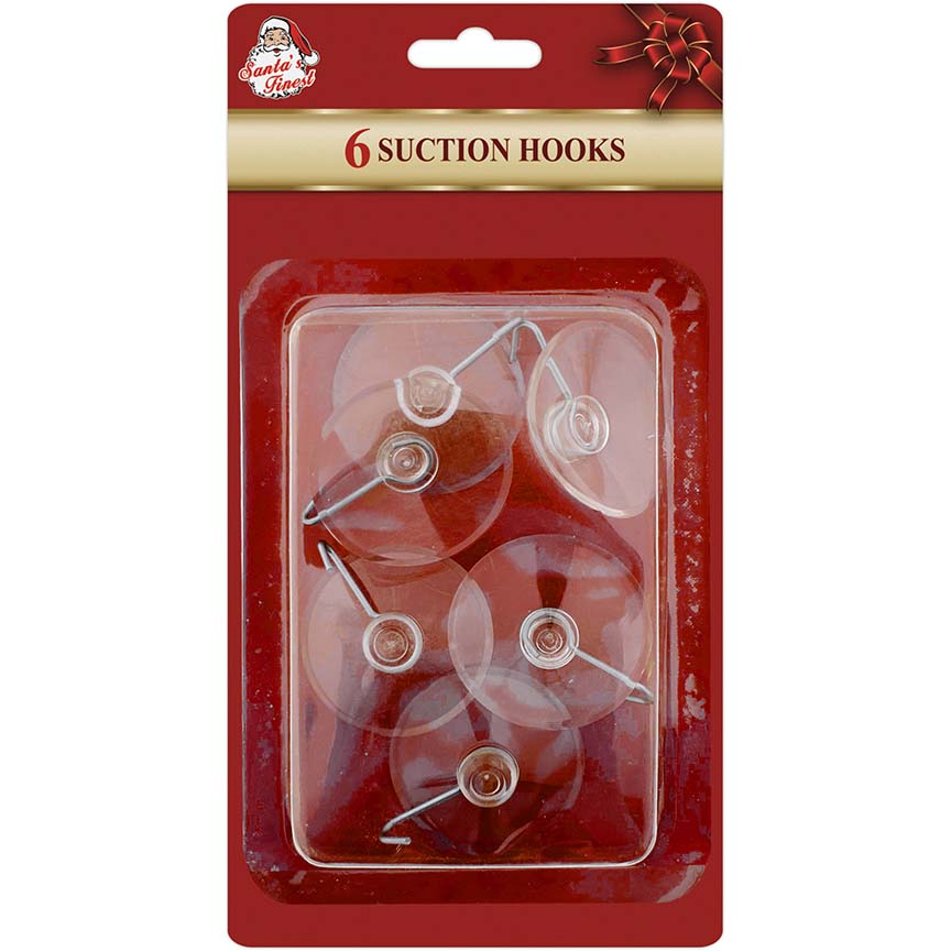 MINI SUCTION CUP HOOK 6PC