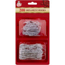 METAL HOOK SILVER 200PC