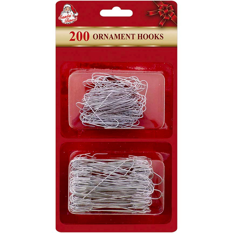METAL HOOK SILVER 200PC