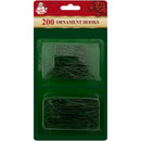 METAL HOOK GREEN 200PC