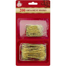 METAL HOOK GOLD 200PC