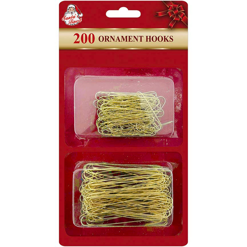 METAL HOOK GOLD 200PC